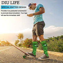 Load image into Gallery viewer, 5 Pairs Copper Compression Socks for Men Women 20-30 mmHg, is Best for Running Nurses Medical Pregnancy Travle (02-5 Assorted, Large/X-Large)