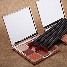 Load image into Gallery viewer, Makeup Brushes Set ExeCharge 10pcs Professional Makeup Brush Kit Kabuki Foundation Blending Blush Powder Brush Makeup Brush Kit Beauty Cosmetic Tools Storage Brush Holder Case Kit -Red+Black