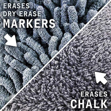 Load image into Gallery viewer, CHILDHOOD Microfiber Shag Whiteboard Eraser Washable Dry Erase Board Eraser Foam for Markers, Chalk, Home, Classroom and Office (2 Pack)