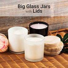 Load image into Gallery viewer, DIY Soy Candle Making Kit for Adults with Big Glass Candle Jars - Candle Making Supplies - Candle Rose Mold - Wicks - Soy Wax Flakes Candle Making Kits - Full Beginners Set