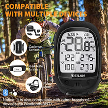 Load image into Gallery viewer, MEILAN Oval GPS Bike Computer and MEILAN C3 Bluetooth Speed and Cadence Sensor