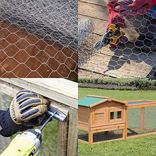 Load image into Gallery viewer, Amagabeli 2 inch Hexagonal Poultry Netting Galvanized Chicken Wire Mesh Fence 20gauge Large Frame with Chicken Netting Rabbits Pets Dog Cat Vegetable Garden fencing Backyard Raised Flower 36inchx50ft