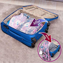 Load image into Gallery viewer, MEIQIHOME 8 Pack Vacuum Storage Bags (3 x Jumbo, 3 x Large, 2 x Medium) Space Saver Bags for Clothes Pillows Blankets Comforters with Hand Pump for Travel