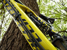 Load image into Gallery viewer, All Mountain Style AMSFG1CLSV Honeycomb High Impact Frame Guard Basic – Protects Your Bike from Scratches and dings, Clear/Silver
