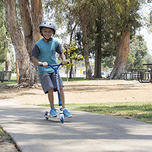 Load image into Gallery viewer, Pulse Performance Products KR2 Freestyle Scooter - Beginner Kick Pro Scooter for Kids - Blue