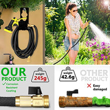 Load image into Gallery viewer, Garden Hose Expandable 50FT, Flexible Water Hose with Powerful Nozzle Spray, Car Wash Hose with Good Pressure, Expanding hose with 3/4“ Brass Connector, Hose with Metal 9 Function Spray Nozzle Storage