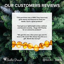 Load image into Gallery viewer, Baltic Amber Necklace And Bracelet Gift Set (Unisex Cherry) - Certified Premium Quality Raw Baltic Amber