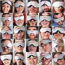 Load image into Gallery viewer, Manta Sleep Mask - 100% Light Blocking Eye Mask, Zero Eye Pressure, Comfortable & Adjustable Sleeping Mask for Women Men, Perfect Blindfold for Sleep/Travel/Nap/Shift Work