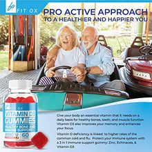Load image into Gallery viewer, Vitamin D3 Gummies with Zinc Echinacea Supplements 4000 IU, Chewable Vitamin D for Adults Kids - VIT D Immune Booster, Bone Health, Joint Muscle Support -Tablet Powder Alternative Vegan (2 Pack)