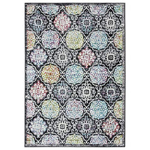 Load image into Gallery viewer, Home Dynamix Boho Andorra Transitional Damask Area Black/Pink, 7'9"x10'2"