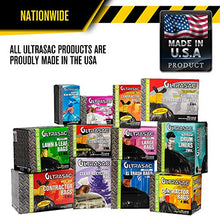 Load image into Gallery viewer, Heavy Duty Contractor Bags by Ultrasac - (VALUE 50 PACK /w TIES), 42 Gallon, 2'9" X 4' - 3 MIL Thick Large Black Industrial Garbage Trashbags for Construction and Commercial use