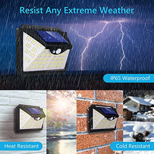 Load image into Gallery viewer, Solar Lights Outdoor, 188 LED Solar Motion Sensor Security Lights with 4 Lighting Modes and 270° Wide-Angle, IP65 Waterproof Wireless Solar Wall Light for Front Door, Garden, Garage, Pathway(2 Pack)