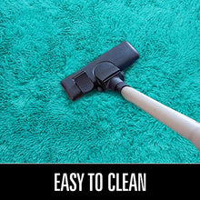 Load image into Gallery viewer, LOCHAS Luxury Velvet Fluffy Carpet Soft Children Rugs Room Mat Modern Shaggy Area Rug for Bedroom Bedside Home Decor 2.6' x 5.3', Turquoise Blue