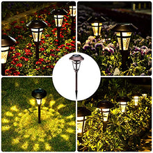 Load image into Gallery viewer, Solpex Solar Pathway Lights Outdoor,6 Pack Solar Garden Lights, Bronze Finshed, Waterproof Solar Walkway Lights Outdoor Lawn, Patio, Yard, Garden, Pathway, Walkway and Driveway.…