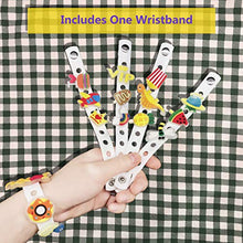 Load image into Gallery viewer, FOOIND 45PCS Shoe Charms Glow in the Dark & 1 Wristbands ,Food Pattern Shoe Charms for Croc Clog Shoes Bands Bracelet Wristband Party, Dinosaur Pattern Shoe Charms for Teens Children Birthday Gifts