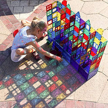 Load image into Gallery viewer, Jasonwell 65 PCS Magnetic Tiles Building Blocks Set for Boys Girls Preschool Educational Construction Kit Magnet Stacking Toys for Kids Toddlers Children 3 4 5 6 7 8 Year Old