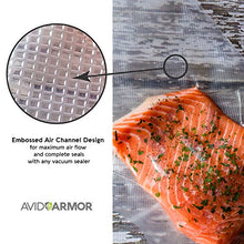 Load image into Gallery viewer, 150 Vacuum Sealer Storage Bags for Food Saver, Seal a Meal Vac Sealers, 50 Each Bag Size: Pint 6x10, Quart 8x12, Gallon 11x16 BPA Free, Sous Vide Vaccume Safe Commercial Grade Universal Bag Avid Armor