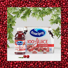 Load image into Gallery viewer, Ocean Spray 100% Juice, Cranberry Juice, 10 Ounce Bottle (Pack of 6)