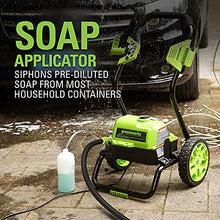 Load image into Gallery viewer, Greenworks 2000 Max PSI @ 1.1 GPM (13 Amp) Electric Pressure Washer GPW2000-1RB