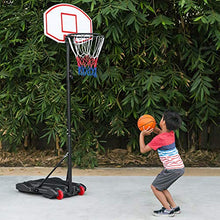 Load image into Gallery viewer, Best Choice Products Kids Portable Basketball Hoop w/Adjustable Height, Backboard and Wheels