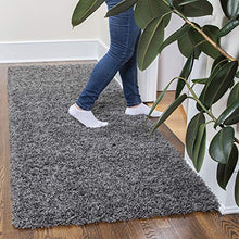 Load image into Gallery viewer, Ottomanson SHG2763-3X8 Solid Shag Rug, 2'7" x 8' Runner, Gray