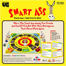 Load image into Gallery viewer, University Games Smart Ass The Ultimate Party Game for Families and Adults Ages 12 & Up, The Perfect Tabletop Trivia Game for People Who Hate Waiting Their Turn!