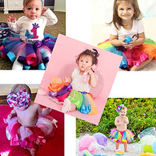 Load image into Gallery viewer, BGFKS LayeredTulle Rainbow Tutu Skirt for Newborn Baby Girls 1st Birthday Photography Outfit Sets.