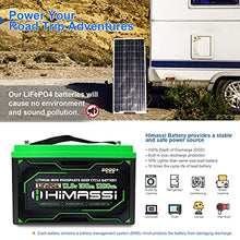 Load image into Gallery viewer, 12V 100Ah LiFePO4 Battery Built-in BMS Lithium Iron Phosphate Deep Cycle Battery Pack for Trolling Motor, Solar Energy Storage, RV, Camper, Marine, Home Backup, Off-Grid System, Lead Acid Replacement