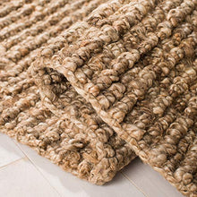 Load image into Gallery viewer, Safavieh Natural Fiber Collection NF447A Handmade Chunky Textured Premium Jute 0.75-inch Thick Runner, 2'6" x 20' , Natural