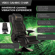 Load image into Gallery viewer, X Rocker, 5139601, Pro Series Pedestal 2.1 Video Gaming Chair, Black