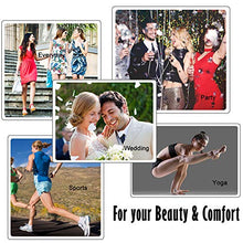 Load image into Gallery viewer, Somewell Women's Bandeau Bra, Basic Layering Seamless Bra Crop Tube Top Bandeau Strapless Brarette Sports Bras, Black+Beige XX-Large