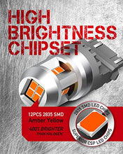 Load image into Gallery viewer, KXJX 3157 LED Amber Yellow Bulb LED Turn Signal Bulb 3156 3056 3057 4157 3457A 3157A 3757 LED Replacement Lamp for Turn Signal Blinker Bulb (Pack of 2)