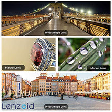 Load image into Gallery viewer, Phone Camera Wide Angle Lens 0.6X and 10x Macro HD 4K 2 in 1 Travel kit Detachable Clear Vision no Dark Circle