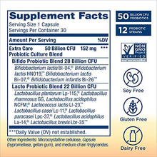 Load image into Gallery viewer, Renew Life Adult Probiotics 50 Billion CFU Guaranteed, 12 Strains, For Men & Women, Shelf Stable, Gluten Dairy & Soy Free, 30 Capsules, Ultimate Flora Extra Care- 60 Day Money Back Guarantee