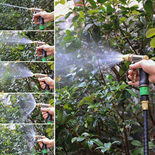 Load image into Gallery viewer, ESOW Garden Hose Nozzle 100% Heavy Duty Metal, Full Brass Nozzle & ABS Non-Slip Ergonomic Grip, 4 Watering Patterns, High Pressure Metal Spray Gun for Watering Plants, Car Wash and Showering Dog