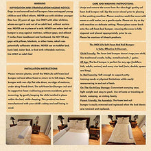 Load image into Gallery viewer, Toddler Bed Rail Bumper - Foam Safety Bed Rail, Portable Bedside Sleep Guard | Non-Slip, Water Resistant, Washable Cover | Kids Baby Children Adults Seniors | Twin Full Queen King | Home Hotel Travel