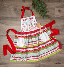 Load image into Gallery viewer, DII Holiday Collection Skirted Apron, One Size, Whisk You A Merry Christmas