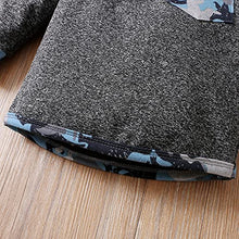 Load image into Gallery viewer, Toddler Baby Boy Clothes Plaid Pocket Hoodie Sweatshirt+Pants Outfits Set (GreyBlue/70)