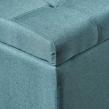 Load image into Gallery viewer, Christopher Knight Home Mission Fabric Storage Ottoman, Dark Teal