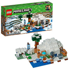 Load image into Gallery viewer, LEGO Minecraft The Polar Igloo 21142 Building Kit (278 Pieces) (Discontinued by Manufacturer)