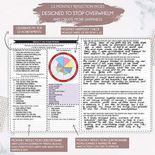 Load image into Gallery viewer, Law of Attraction Life & Goal Planner - A 12 Month Journey Creating Your Dream Life - Personal Gratitude Journal, Week Success Planner, Vision Board & Organizer + Planner Stickers