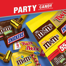 Load image into Gallery viewer, SNICKERS, M&M'S & TWIX Fun Size Chocolate Candy Variety Mix, 31.18-Ounce 55 Piece Bag