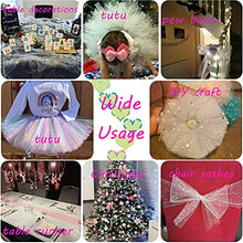 Load image into Gallery viewer, Glitter Tulle Rolls, 6” by 50 Yards (150FT) Sequin Tulle Netting Fabric Tulle for Tutu Skirts Sewing Birthday Wedding Party Decoration (Watermelon Red)