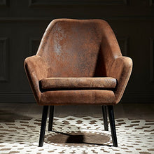 Load image into Gallery viewer, Versanora VNF-00033AF Arm Chair, Aged Fabric Brown