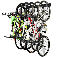 Load image into Gallery viewer, Ultrawall Bike Storage Rack,6 Bike Storage Hanger Wall Mount for Home & Garage Holds Up to 300lbs