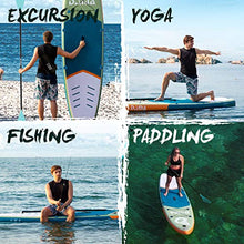 Load image into Gallery viewer, DAMA Inflatable Stand Up Paddle Board 11'*33'' *6'', Inflatable Yoga Board, Dry Bags, Camera Seat, Floating Paddle, Hand Pump, Board Carrier, Durable & Stable for 3 People