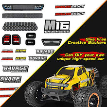 Load image into Gallery viewer, NUOKE Brushless RC Cars 60km/h with 2 Rechargeable Batteries Remote Control Truck for Adults High Speed 4WD Offroad All Terrain Waterproof Monster Truck Gifts for Boys Kids