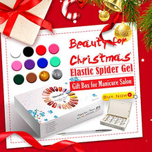Load image into Gallery viewer, 12 Colors Spider Gel, Liner Gel Nail Polish Kit, Nail Painting Drawing Design, Spider Web Silk Line with Liner Brush Dotting Tool (5ml12)
