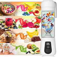 Load image into Gallery viewer, Portable Blender Lacomri – Powerful Crusher for Frozen Fruits and Veggies – Travel Blender – Cordless Blender – Portable Blender USB Rechargeable – Personal Blender – Mini Blender with Stainless-Steel Blades – Ideal for Healthy Juices and Smoothies