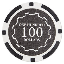 Load image into Gallery viewer, Brybelly Eclipse Poker Chips Heavyweight 14-Gram Clay Composite - Pack of 50 ($100 Black)
